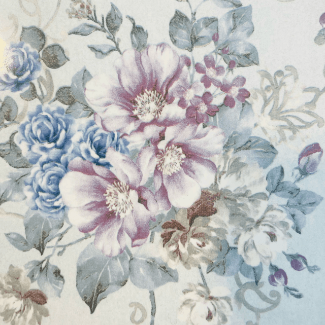ASSIETTES FLEURS ANGLAISESx6