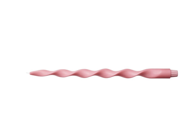 bougie spirale rose