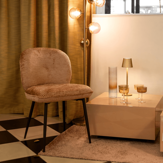 SET DE 2 CHAISE KIKI ROSE PALE