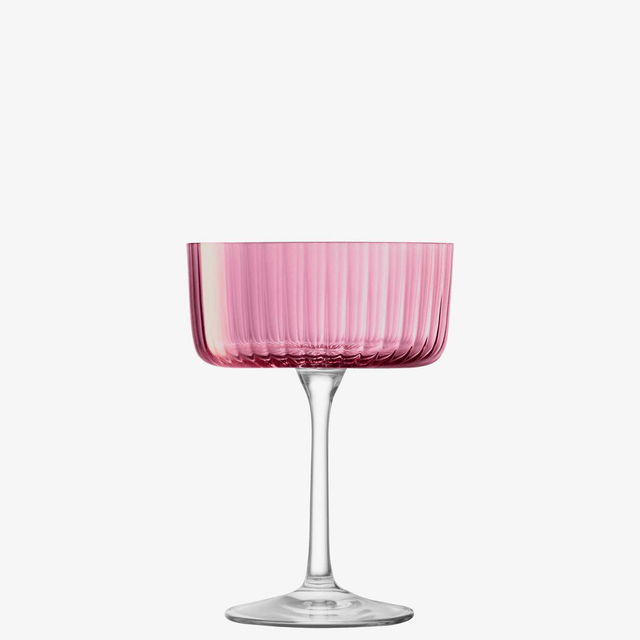 Gems Champagne/Cocktail Glass 230ml Assorted Garnet x 4