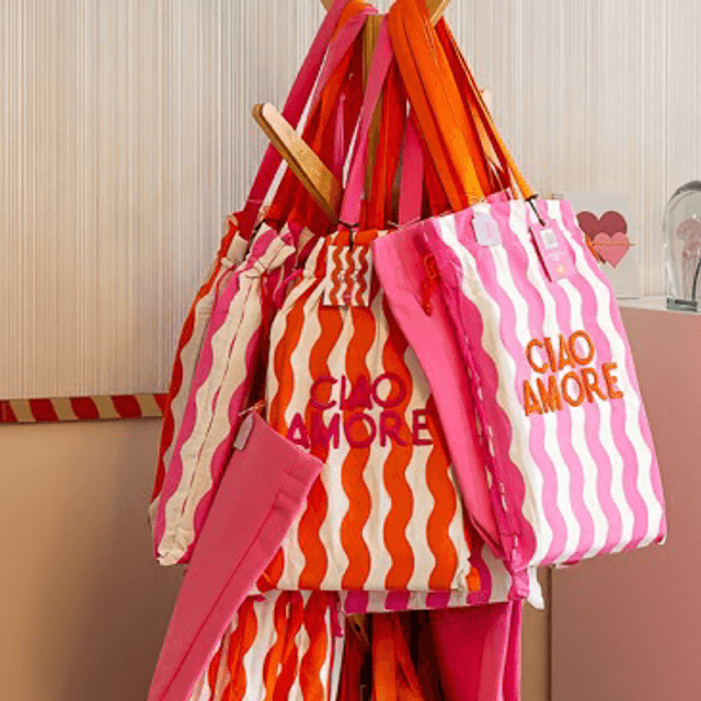 SAC+TAPIS PL COT/PL ROS/OR AS2