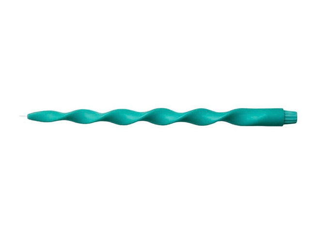 bougie spirale turquoise