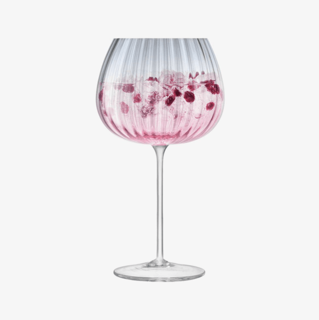 Dusk Balloon Goblet 650ml Pink/Grey x 2