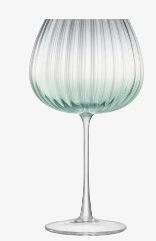 Dusk Balloon Goblet 650ml Green/Grey x 2