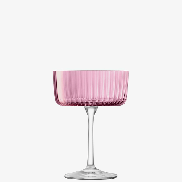 Gems Champagne/Cocktail Glass 230ml Assorted Garnet x 4