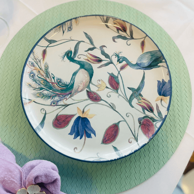 ASSIETTES OISEAUX x6